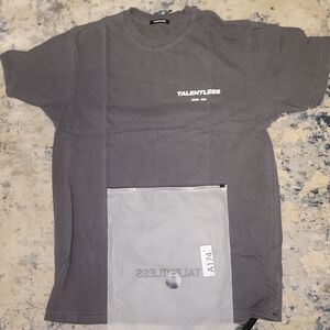 TALENTLESS Charcoal Short Sleeve Tee
